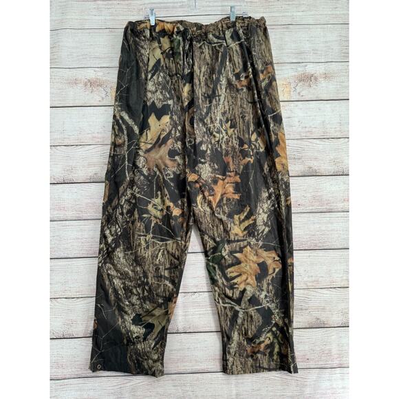 Cabela's‎ Mossy Oak Break Up Camo Hunting Nylon Over Pants Men's Size 2XL Brown - Picture 1 of 12